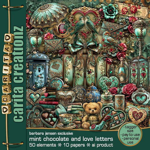 CC New Exclusive Kit Mint Chocolate and Love Letters