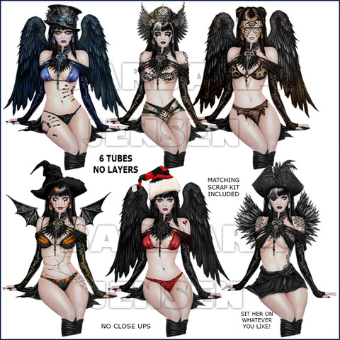 Pre-Made Darkest Angel Tubes-158