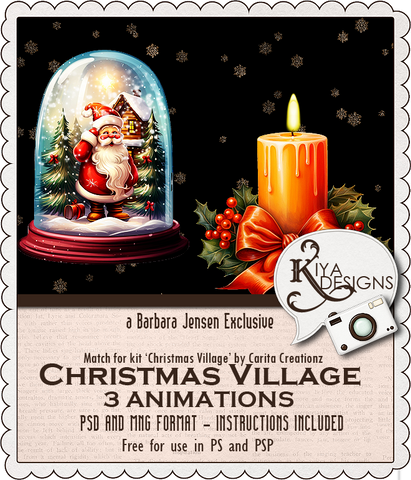 Kiya Designs Animation Christmas Village