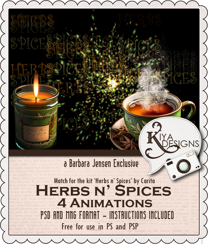 Kiya Designs Animation Herbs n Spice