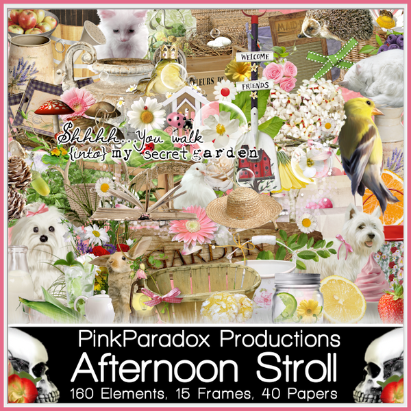 Pink Paradox Afternoon Stroll Scrap Kit