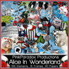 Pink Paradox Alice In Wonderland  Scrap Kit