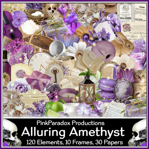 Pink Paradox Alluring Amethyst Scrap Kit