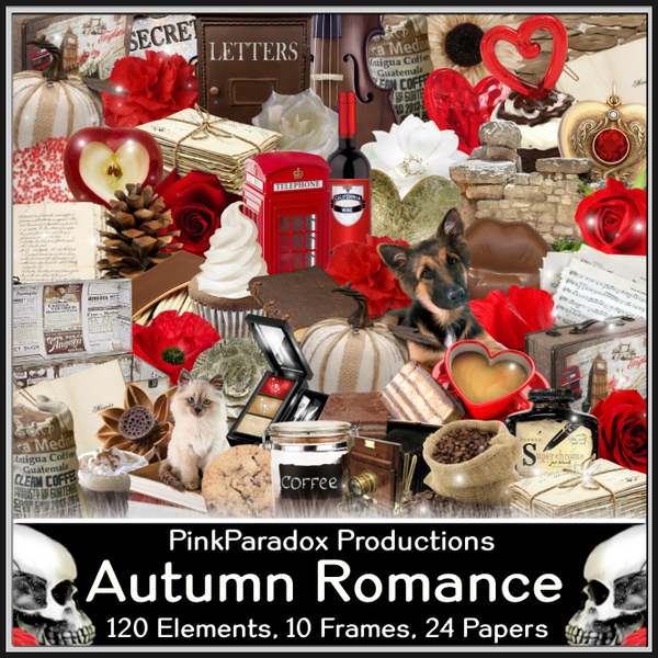 Pink Paradox Autumn Romance Scrap Kit