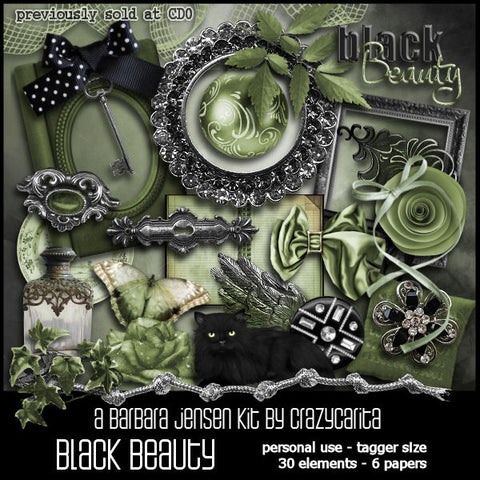 CC Scrap Kit Black Beauty