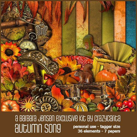 CC Scrap Kit Autumn Song