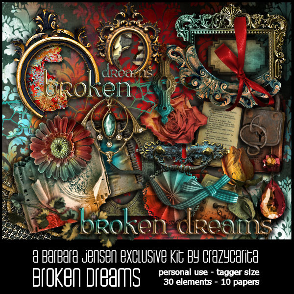 CC Scrap Kit Broken Dreams