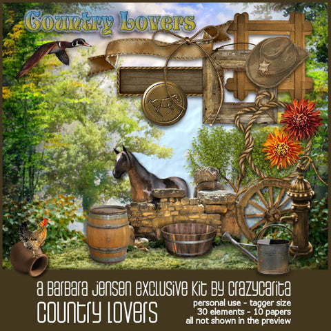 CC Scrap Kit Country Lovers