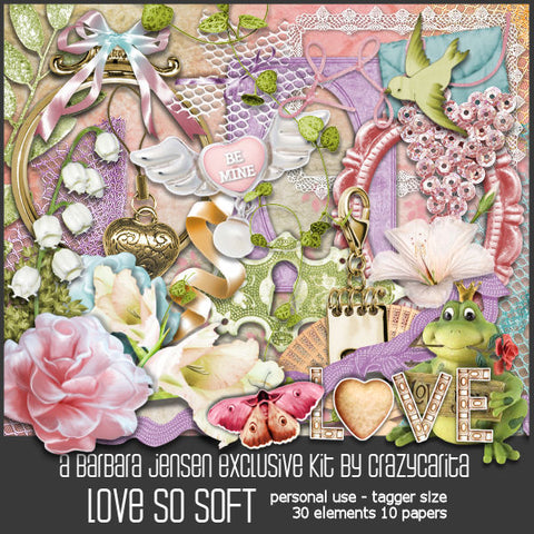 CC Scrap Kit Love So Soft