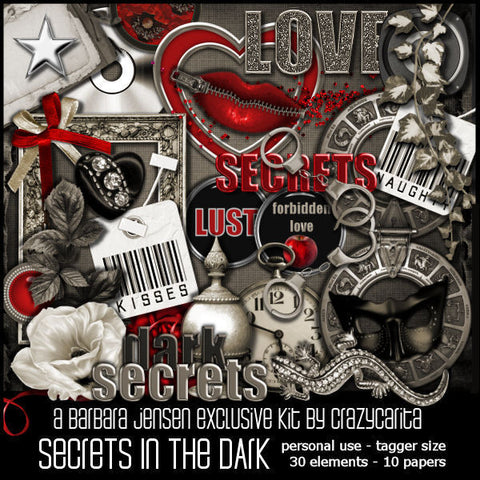 CC Scrap Kit Secrets In The Dark
