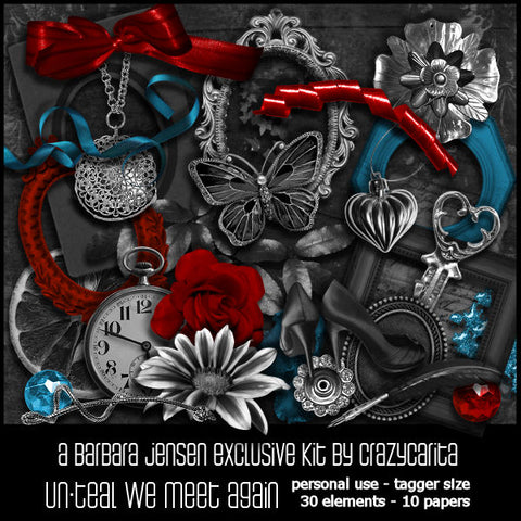 CC Scrap Kit Un-teal We Meet Again