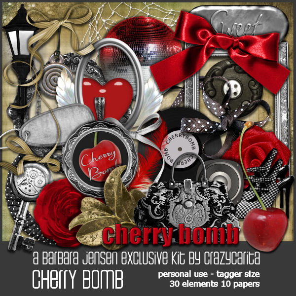 CC Scrap Kit Cherry Bomb