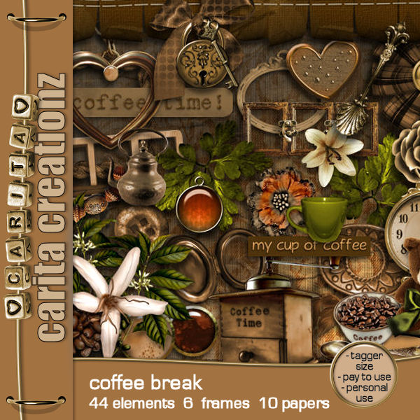 CC Scrap Kit Coffee Break