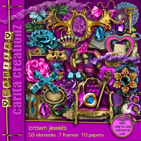CC Scrap Kit Crown Jewels