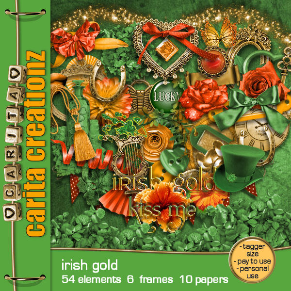 CC Scrap Kit Irish Gold