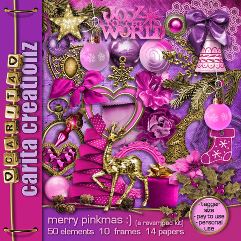 CC Scrap Kit Merry Pinkmas