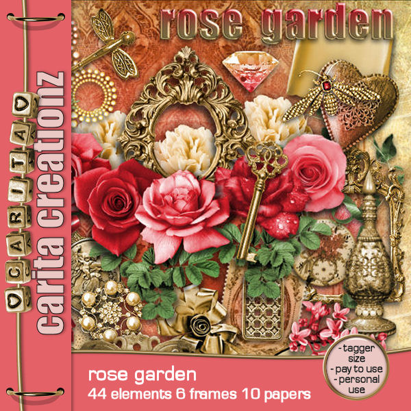 CC Scrap Kit Rose Garden