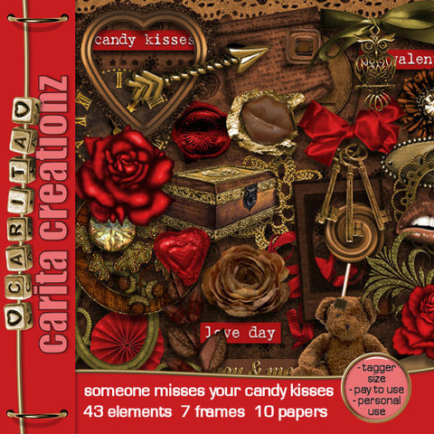 CC Scrap Kit Someone Misses Your Candy Kisses