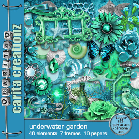 CC Scrap Kit Underwater Garden