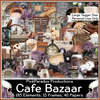 Pink Paradox Cafe Bazaar Scrap Kit