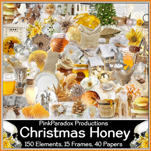 Pink Paradox Christmas Honey Scrap Kit