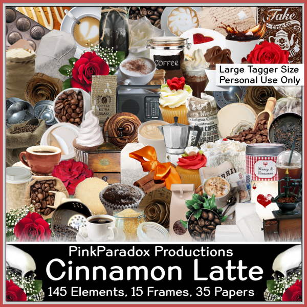 Pink Paradox Cinnamon Latte Scrap Kit