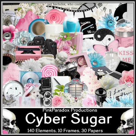 Pink Paradox Cyber Sugar Scrap Kit