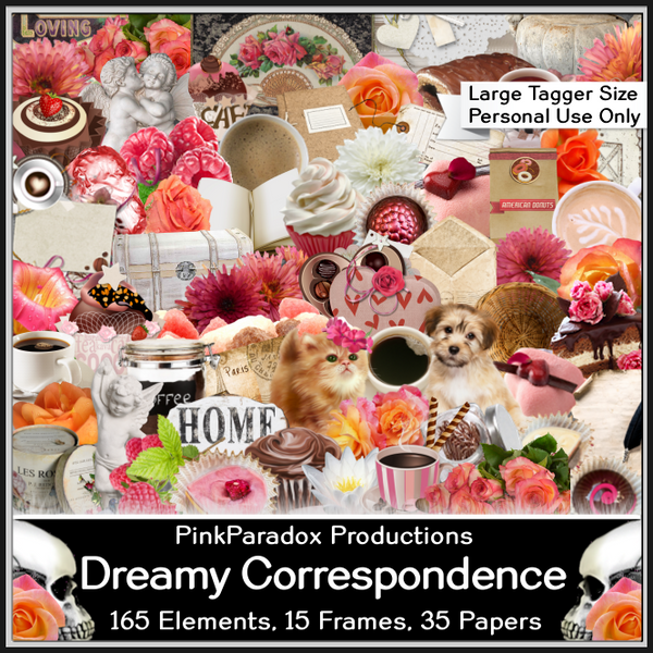 Pink Paradox Dreamy Correspondence Scrap Kit
