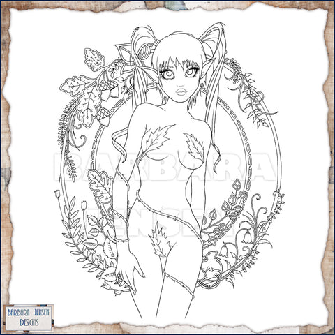 Fae Coloring Page
