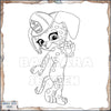 Fire Pup Coloring Page