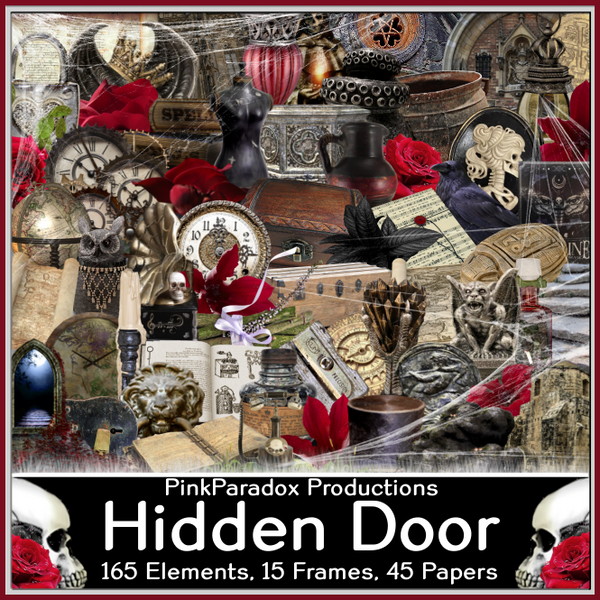 Pink Paradox Hidden Doorways Scrap Kit