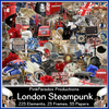 Pink Paradox London Steampunk Scrap Kit