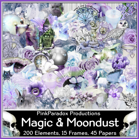 Pink Paradox Magic And Moondust Scrap Kit