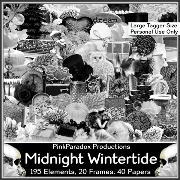 Pink Paradox Midnight Wintertide Scrap Kit