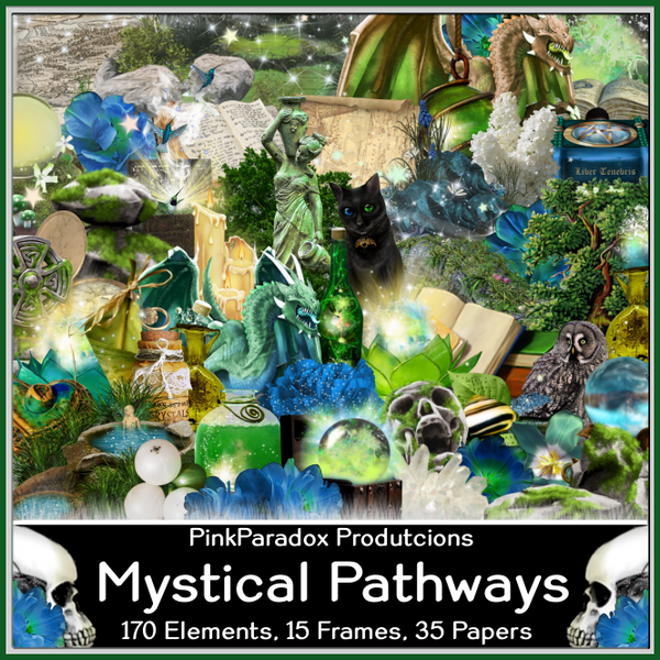 Pink Paradox Mystical Pathways Scrap Kit
