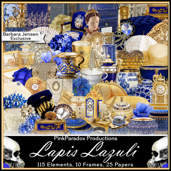 Pink Paradox Lapis Lazuli Scrap Kit