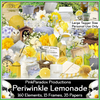 Pink Paradox Periwinkle Lemonade  Scrap Kit