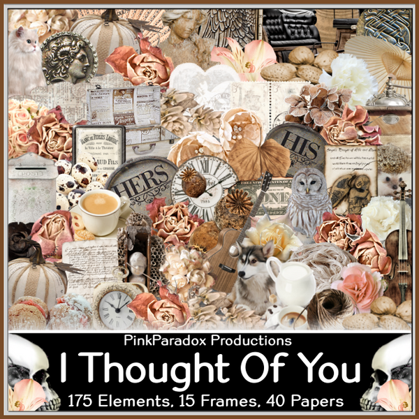 Pink Paradox I Thought Of You  Scrap Kit
