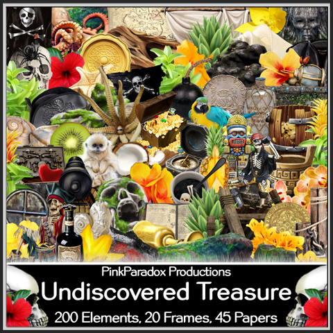 Pink Paradox Undiscovered Treasure Scrap Kit