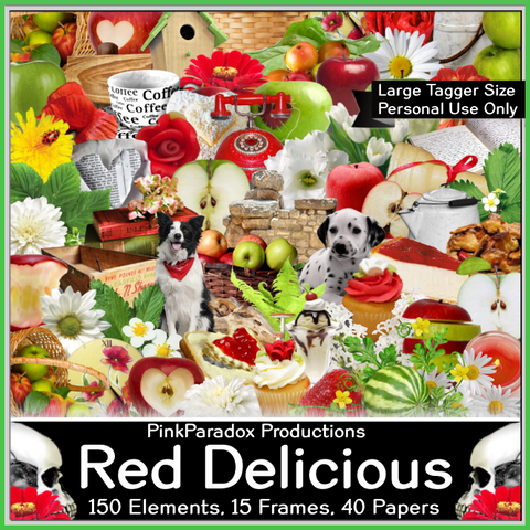 Pink Paradox Red Delicious Scrap Kit