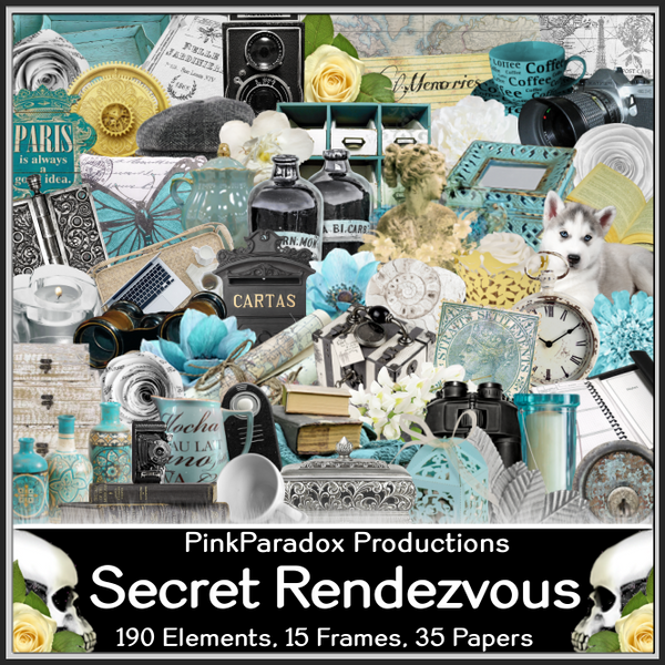 Pink Paradox Secret Rendezvous Scrap Kit