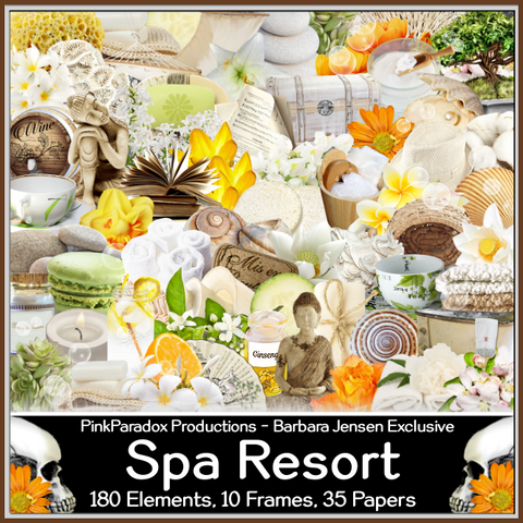 Pink Paradox Spa Resort Scrap Kit