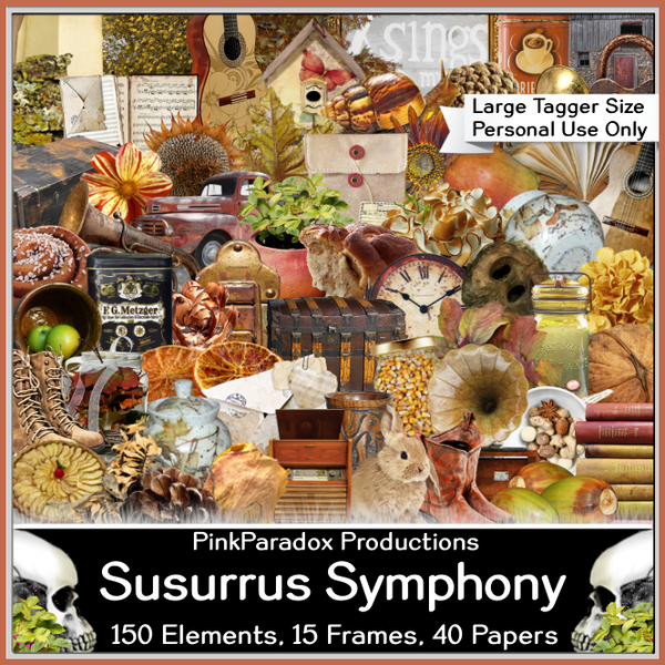 Pink Paradox Susurrous Symphony Scrap Kit