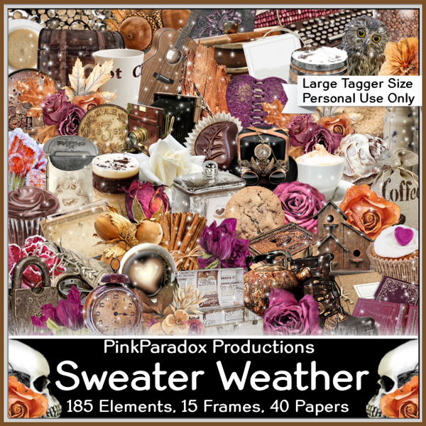 Pink Paradox Sweater Weather Scrap Kit