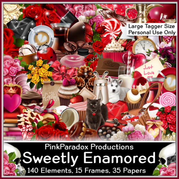 Pink Paradox Sweetly Enamored Scrap Kit