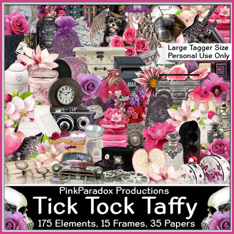 Pink Paradox Tik Tok Taffy Scrap Kit