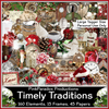 Pink Paradox Timely Traditions Scrap Kit