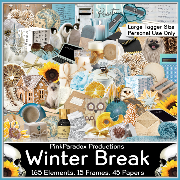 Pink Paradox Winter Break Scrap Kit