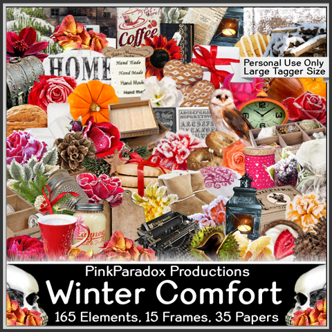 Pink Paradox Winter Comfort Scrap Kit