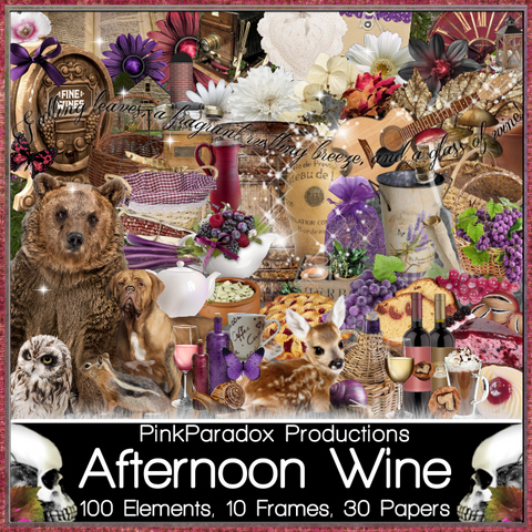 Pink Paradox Afternoon Wine Scrap Kit